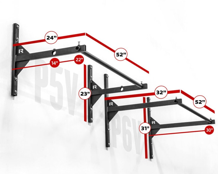 Bodyweight & Gymnastics * | Rogue Fitness Rogue P-5V Garage Pull-Up System