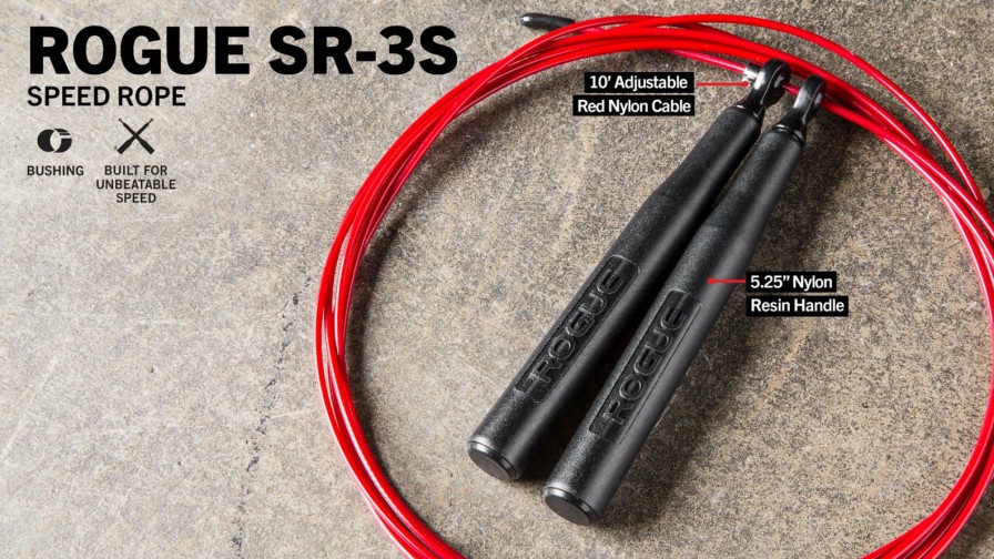 Conditioning * | Rogue Fitness Rogue Sr-3S Short Handle Bushing Speed Rope