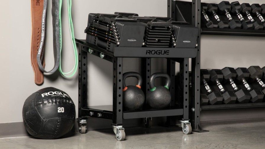 Weightlifting Bars & Plates * | Rogue Fitness Rogue Powerblock Cart