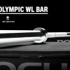 Weightlifting Bars & Plates * | Rogue Fitness Rogue 28Mm Iwf Olympic Weightlifting Bar W/ Center Knurl Bright Zinc