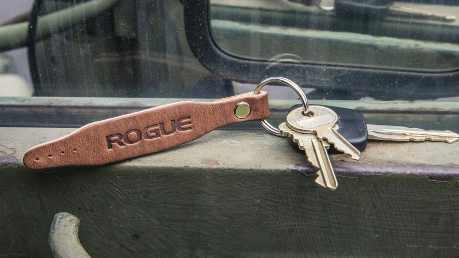 Rogue Gear & Accessories * | Rogue Fitness Rogue Leather Belt Keychain