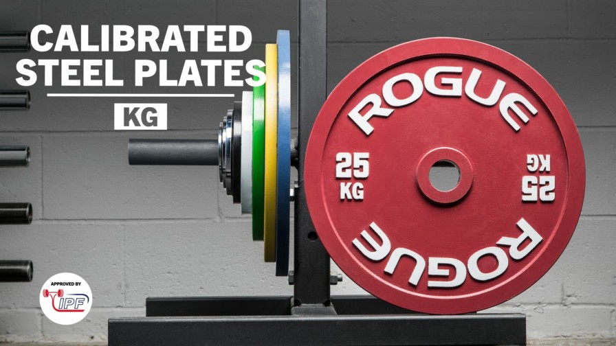 Weightlifting Bars & Plates * | Rogue Fitness Rogue Calibrated Kg Steel Plates