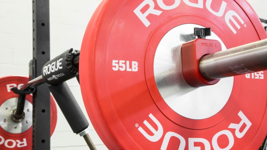 Weightlifting Bars & Plates * | Rogue Fitness Rogue Proloc Collars Red