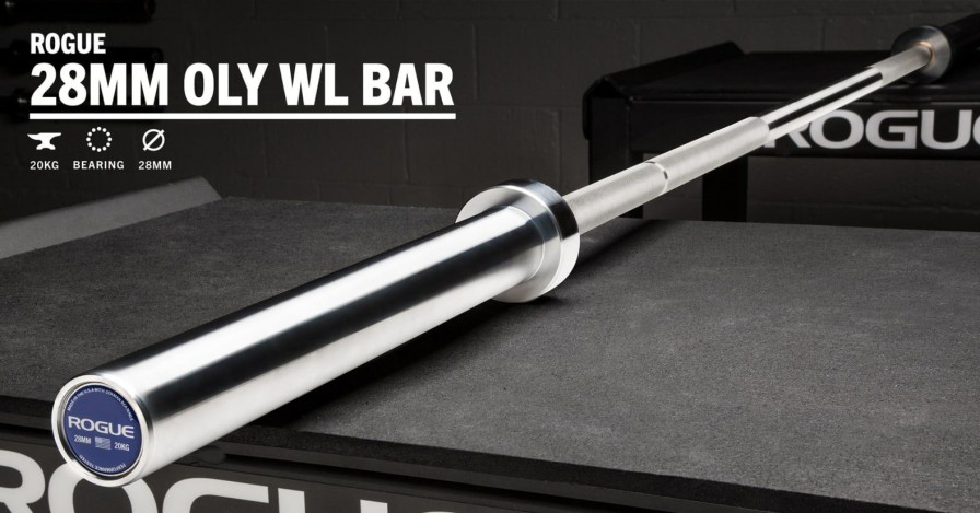 Weightlifting Bars & Plates * | Rogue Fitness Rogue Olympic Weightlifting Bar Stainless Steel