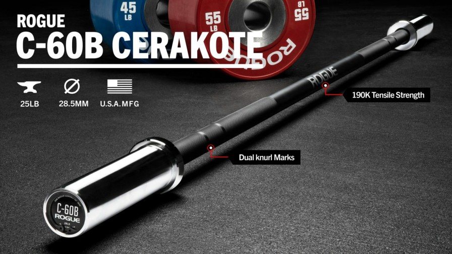 Weightlifting Bars & Plates * | Rogue Fitness C-60B Cerakote