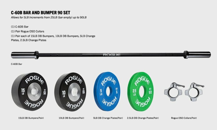 Weightlifting Bars & Plates * | Rogue Fitness C-60B Cerakote