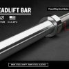 Weightlifting Bars & Plates * | Rogue Fitness Rogue Ohio Deadlift Bar Bare Steel