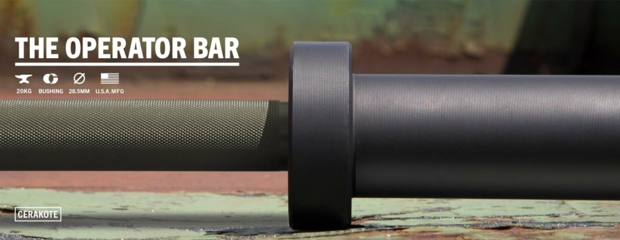 Weightlifting Bars & Plates * | Rogue Fitness Rogue Operator Bar 3.0