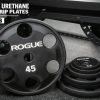 Weightlifting Bars & Plates * | Rogue Fitness Rogue 6-Shooter Urethane Olympic Grip Plates