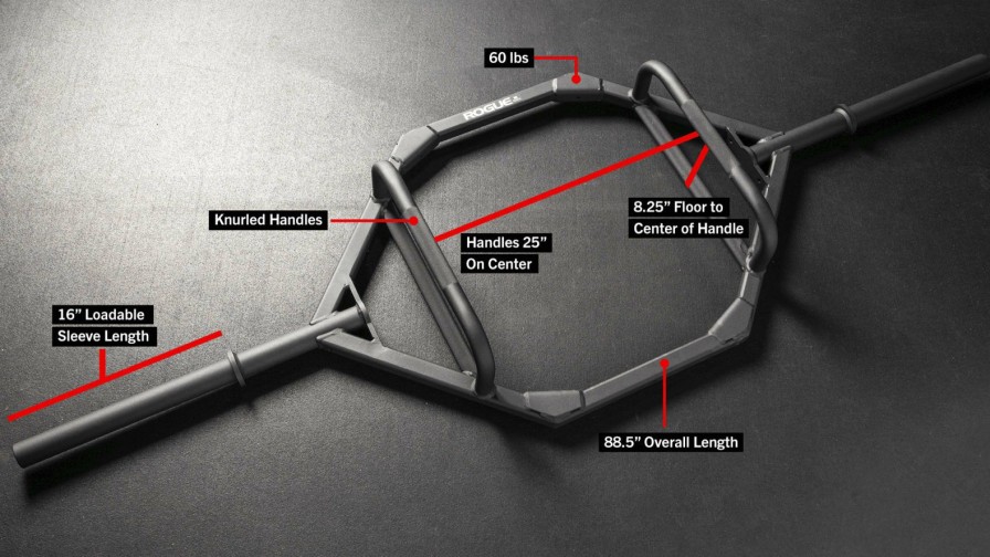 Weightlifting Bars & Plates * | Rogue Fitness Rogue Tb-2 Trap Bar