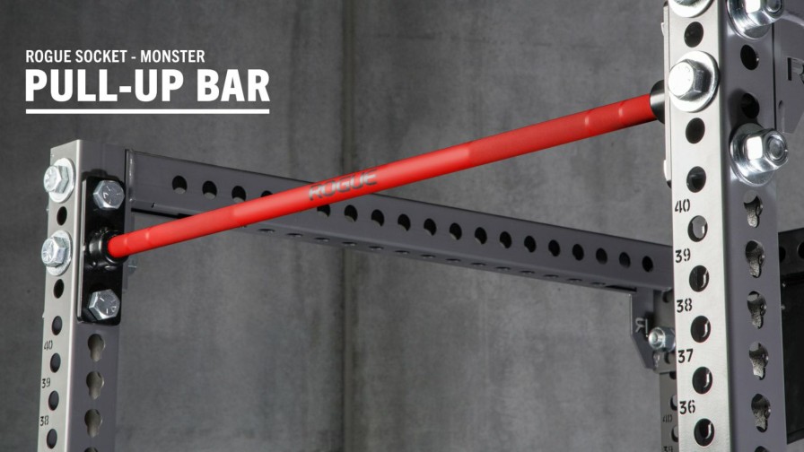 Rogue Rigs & Racks * | Rogue Fitness Rogue Monster Socket Pull-Up Bar