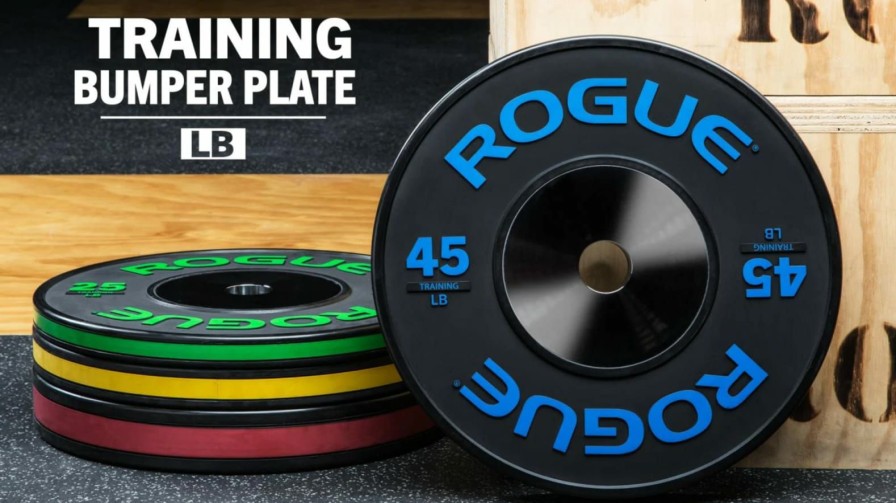 Weightlifting Bars & Plates * | Rogue Fitness Rogue Black Training Lb Plates