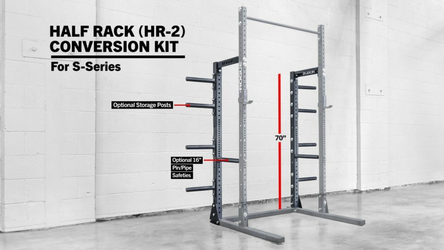 Rogue Rigs & Racks * | Rogue Fitness Hr-2 Half Rack Conversion Kit