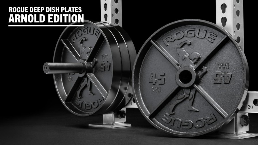 Weightlifting Bars & Plates * | Rogue Fitness Rogue Deep Dish Plate Arnold Edition