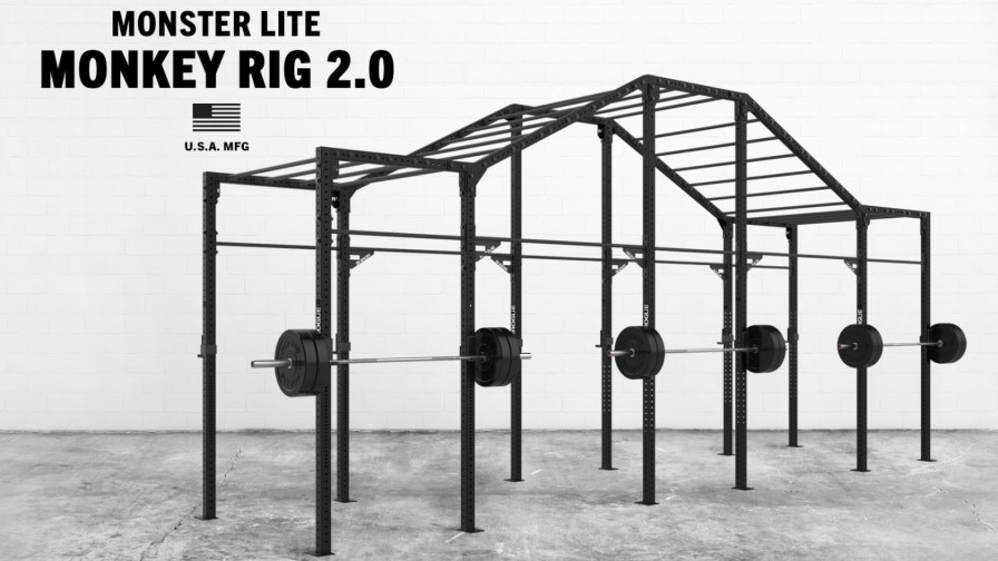 Rogue Rigs & Racks * | Rogue Fitness Monster Lite Monkey Rig 2.0