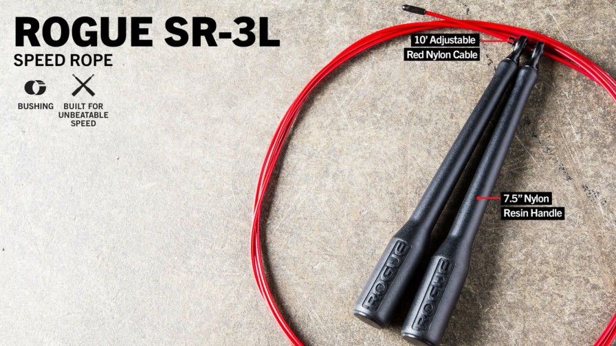 Conditioning * | Rogue Fitness Rogue Sr-3L Long Handle Bushing Speed Rope